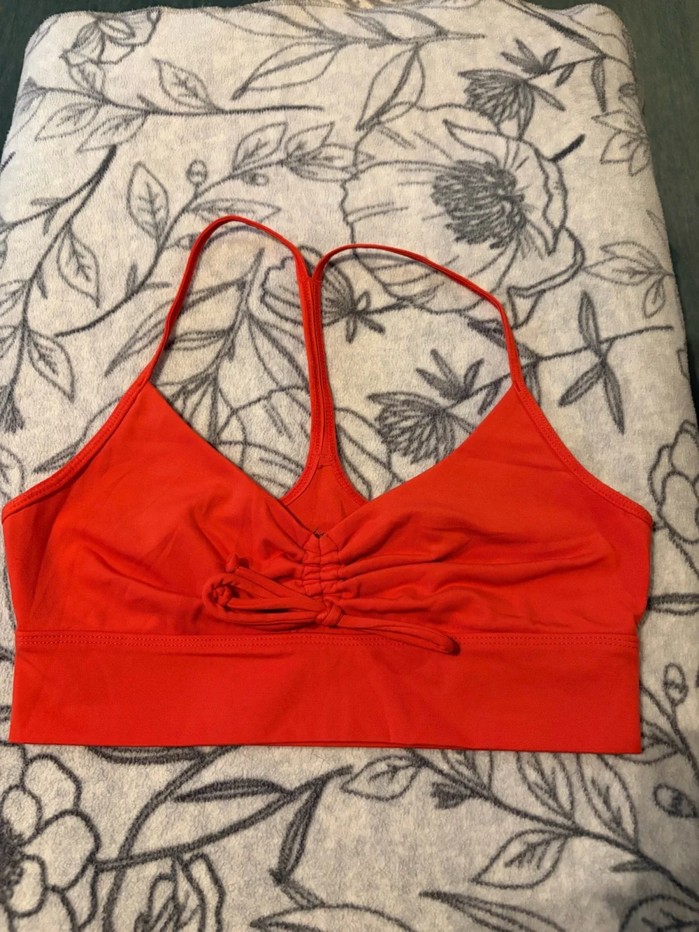Women’s Seamless Strappy Bralette - Red, Tan, Teal